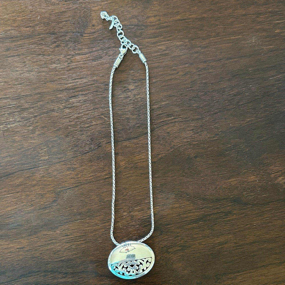 Brighton.  Elegant Silver Pendant Necklace by Brighton